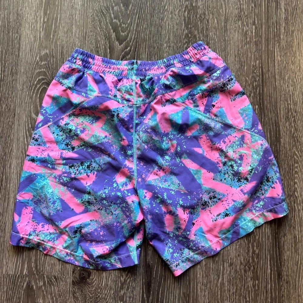 Birddogs Boom For Your Boomstick Lined Shorts Purple Pink Splatter The Baysider